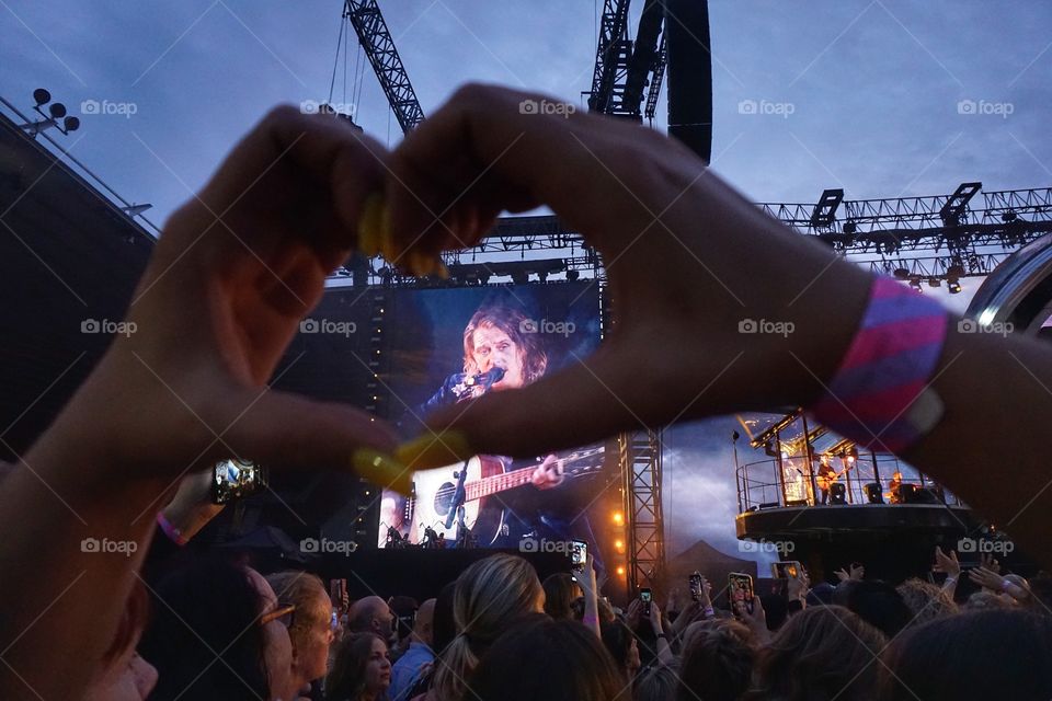 Mark Owen .. on stage at the Riverside Middlesbrough 2019