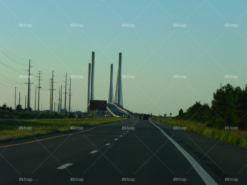 bridge ahead road trip Maryland