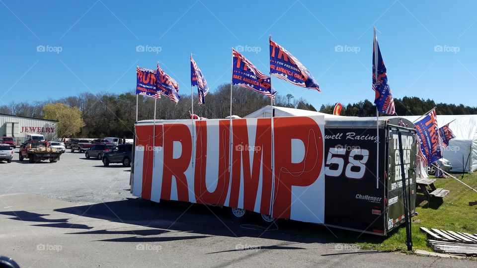 Trump sign in Pigeon Forge, TN