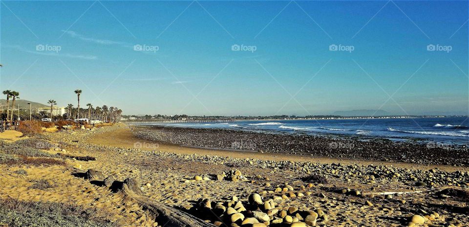 Low tide at Surfers Point Ventura California
