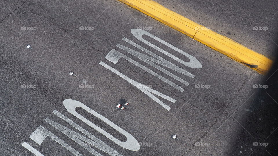 ONLY. Street signage