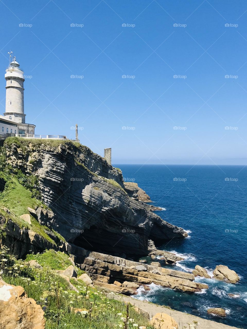 Lighthouse on the atlantic