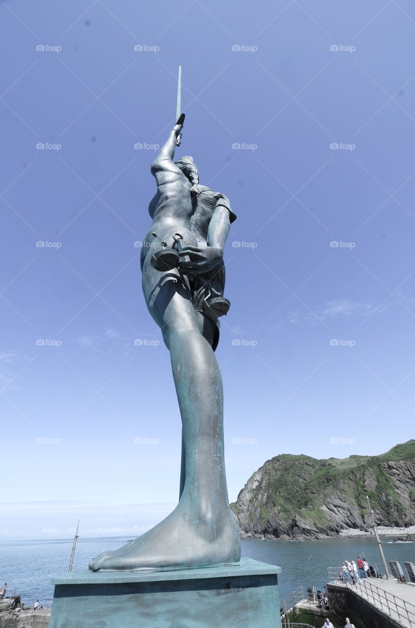 Statue. Ilfracombe