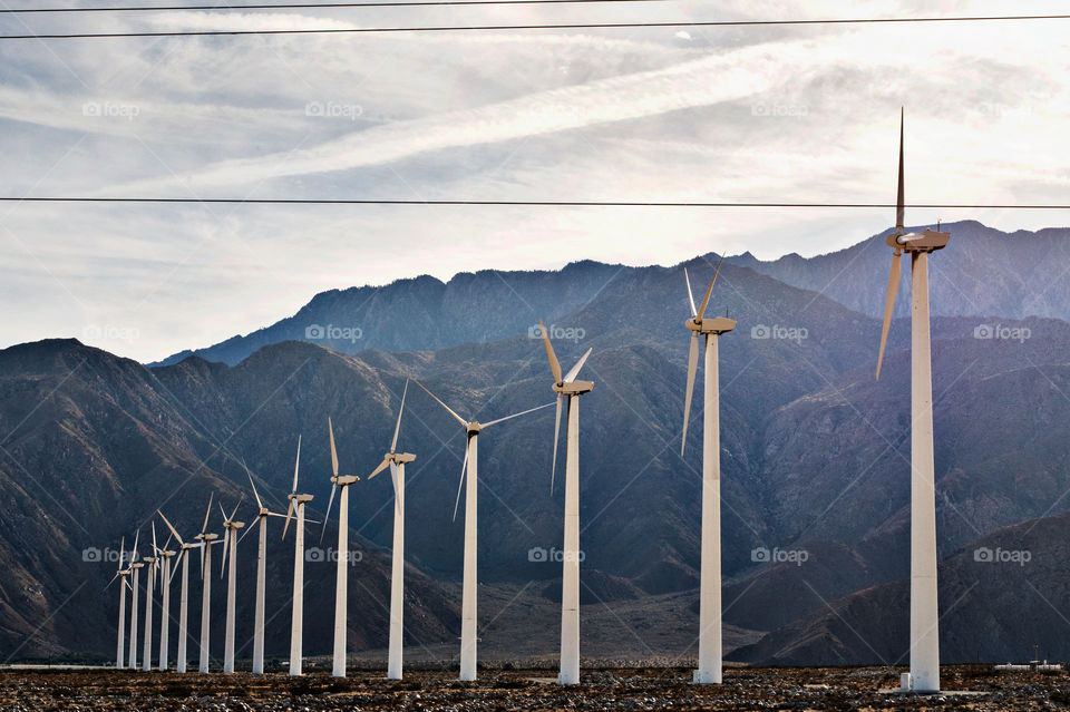 Wind Energy in Palm Springs, Californian 
