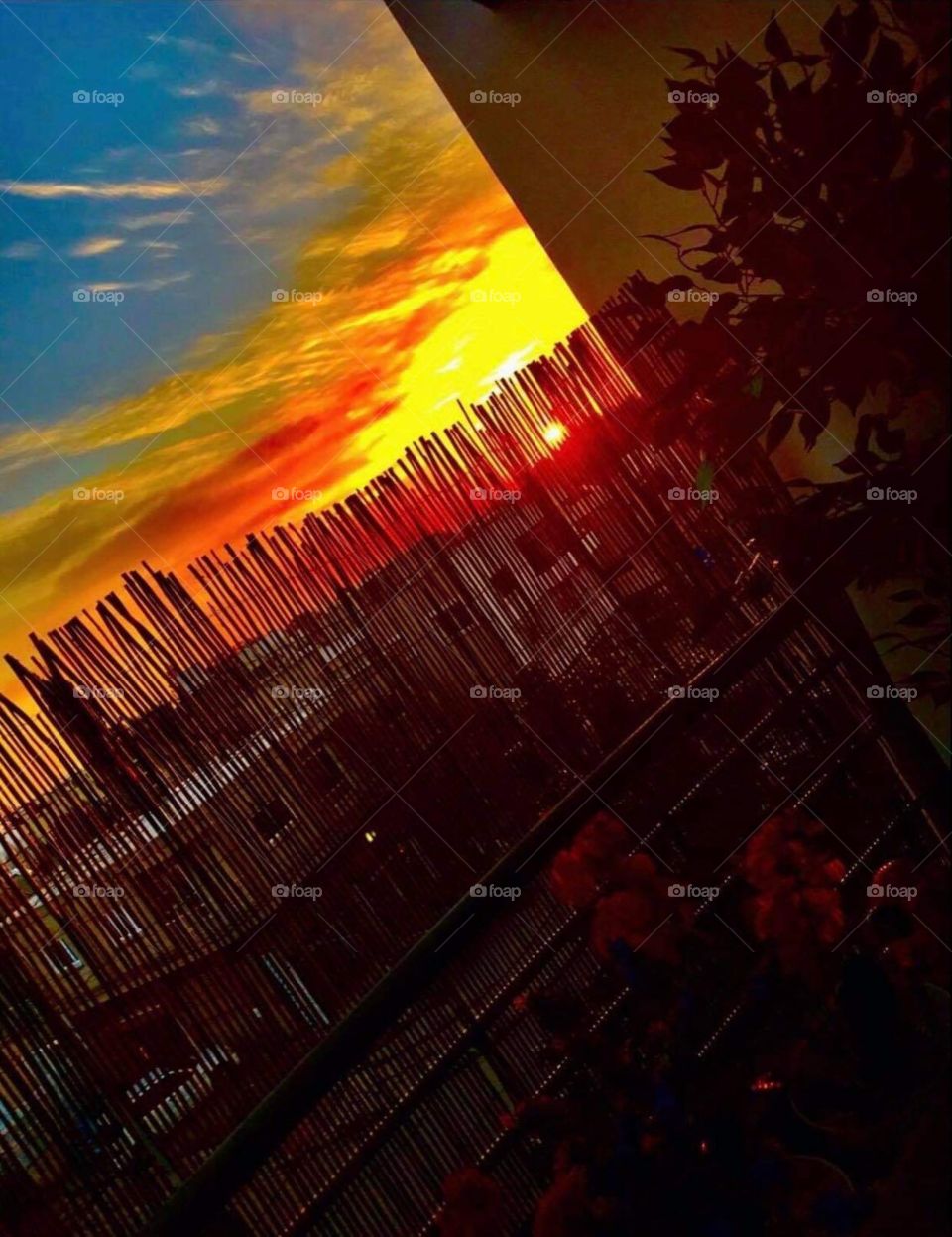 My Magic World with Sunsets - rainbow and Full moon through My eyes - Cyprus