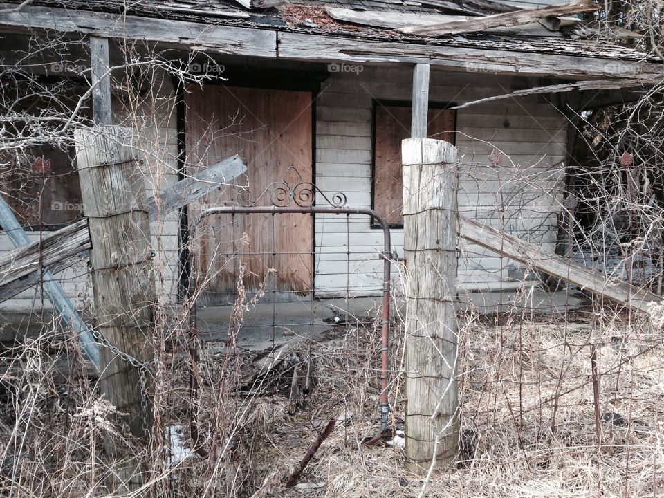 Abandoned house