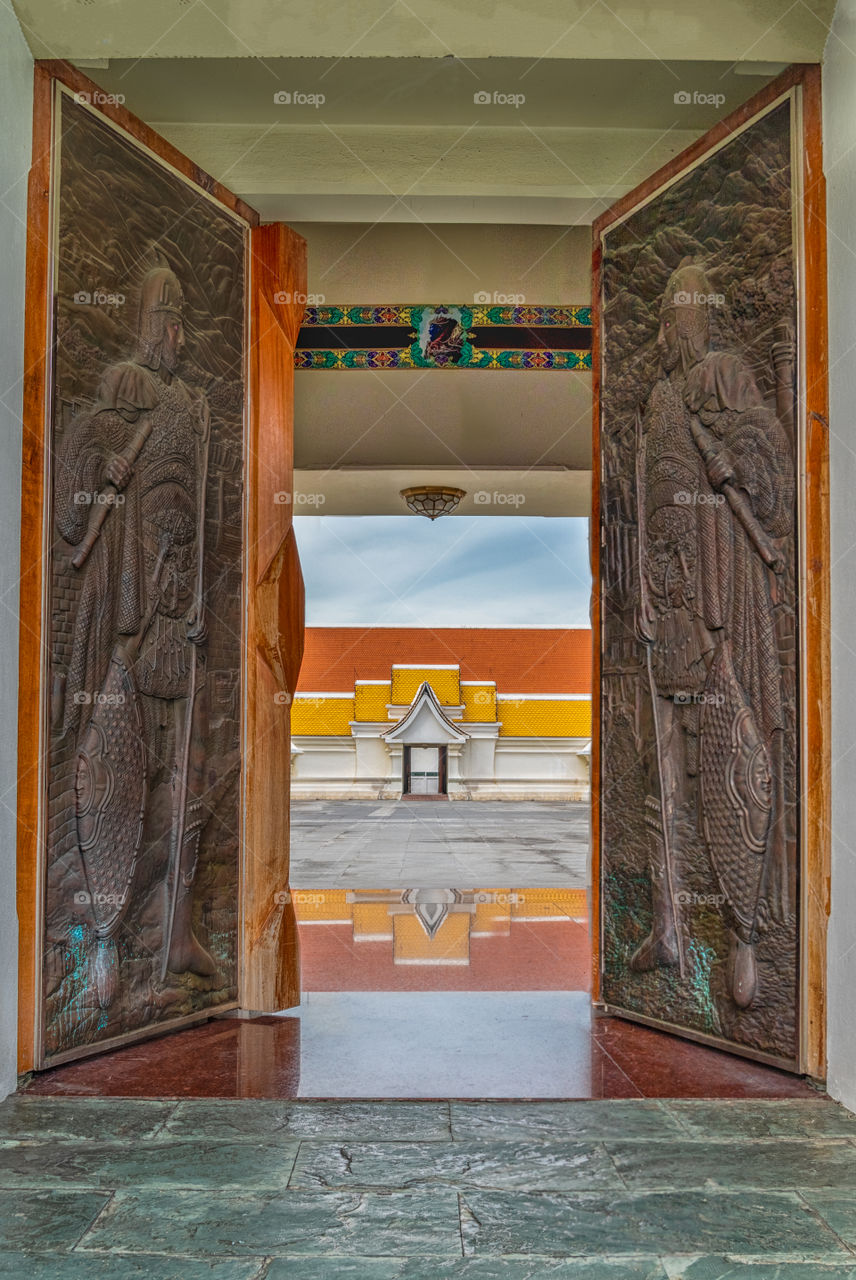 Beautiful buddha and Thai temple