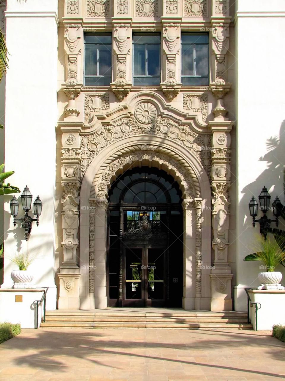 Ornate doorway, Beverly Hills CA