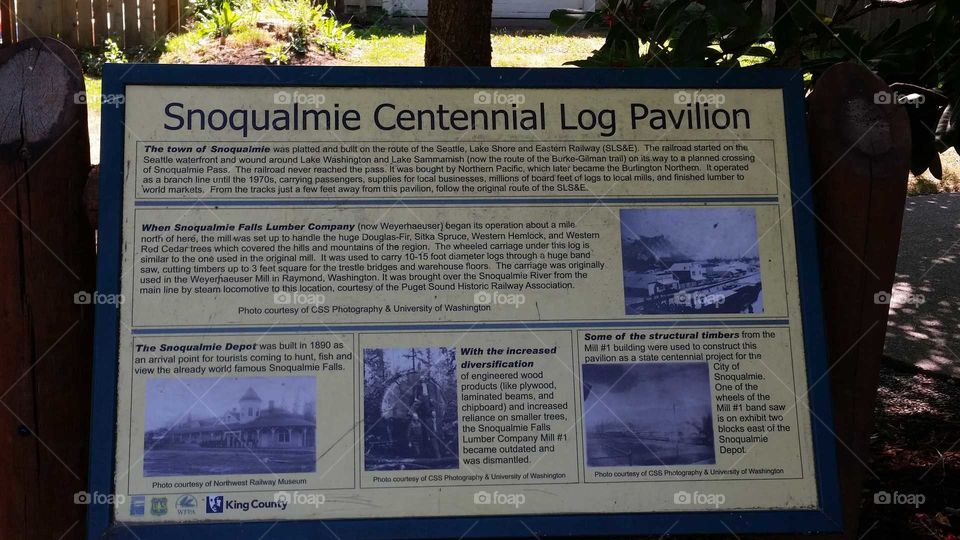 Development and Commerce, Wood History