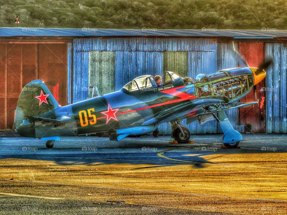 World War 2 Russian warbird fighter plane