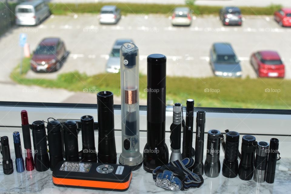 flashlights