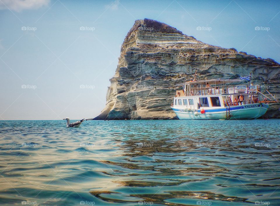 Swimming Kleftiko Milos Greece