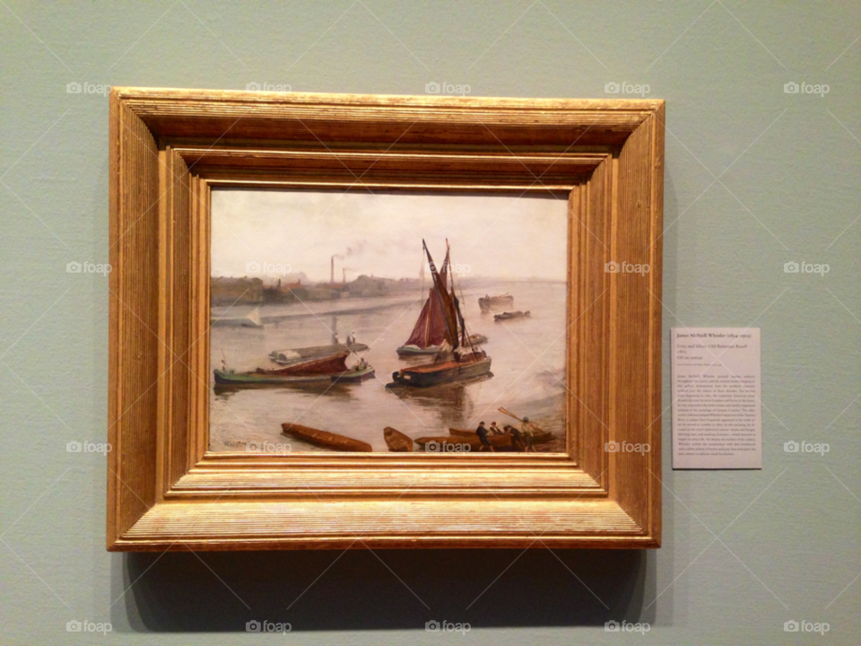 ocean boats art river by mengzishiliu