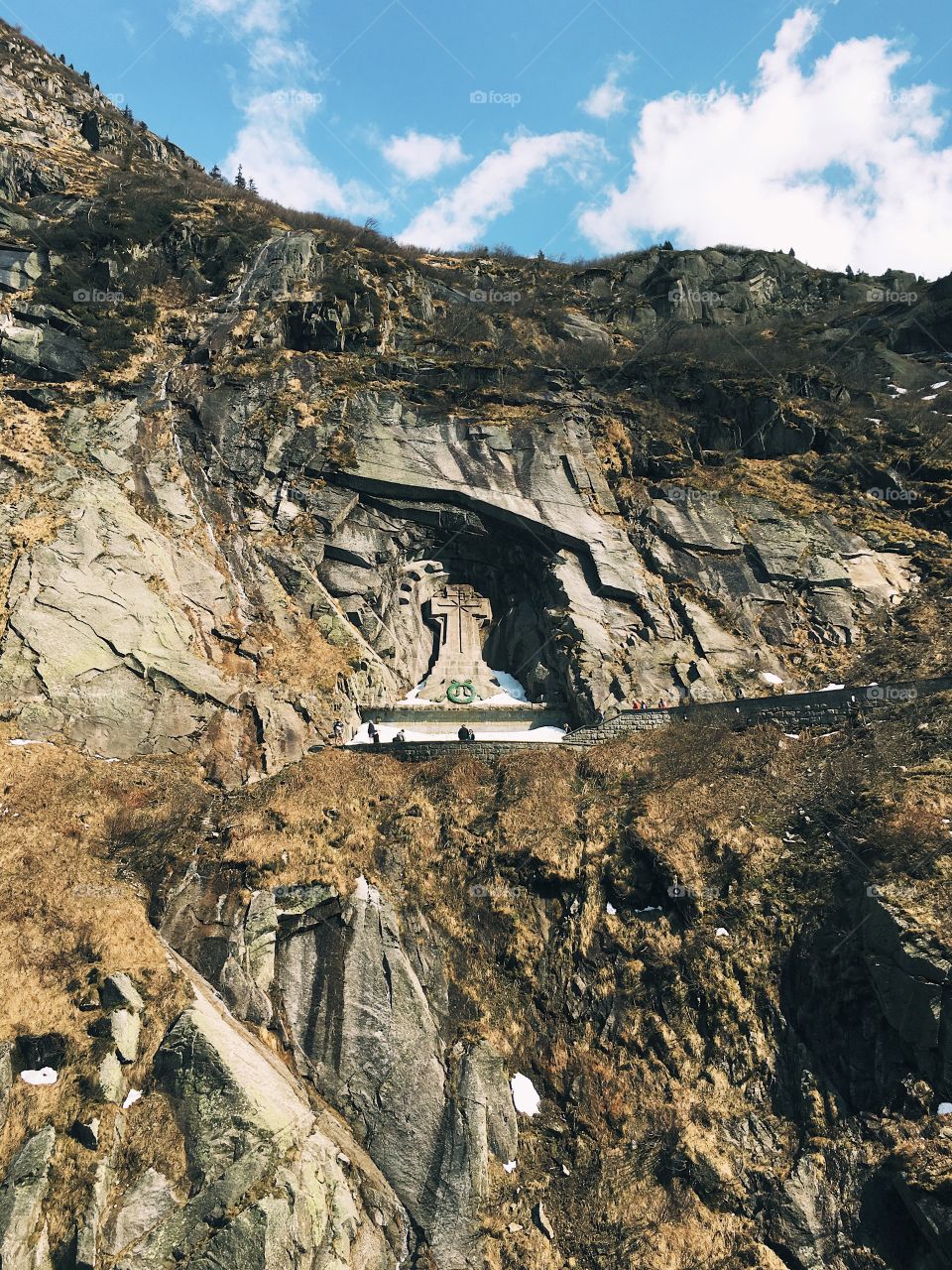 Suvorov memorial in Andermatt 