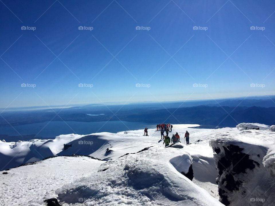 Climbing Volcán Villarrica in southern Chile 