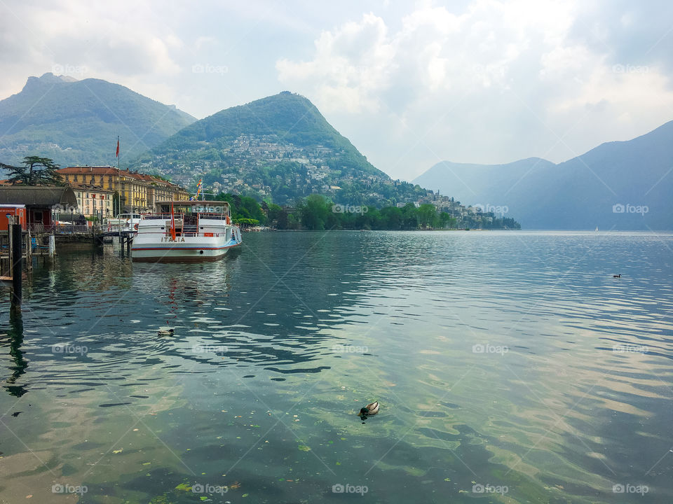 Lugano lake