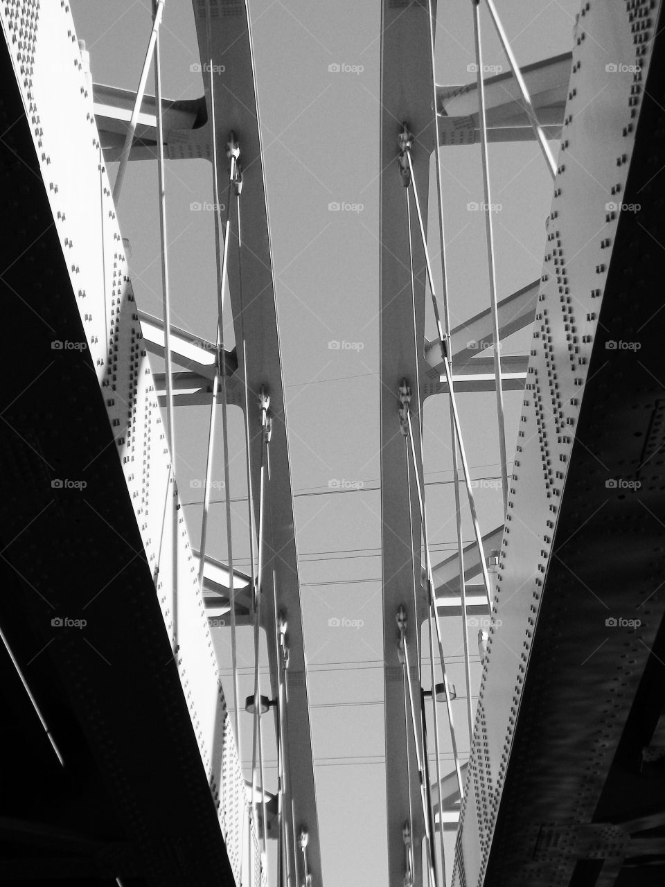 Denver Colorado bridge from below 