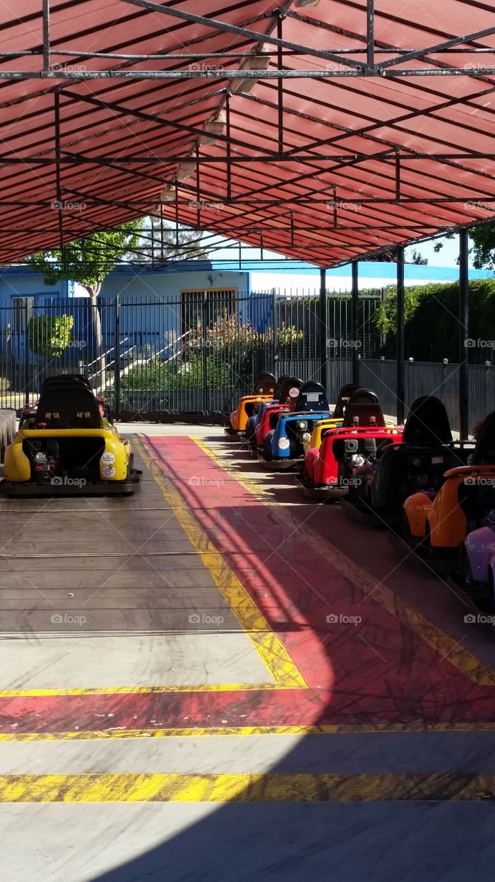 Colorful Go carts