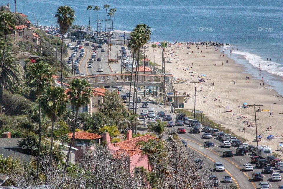 Beach traffic. Beach traffic