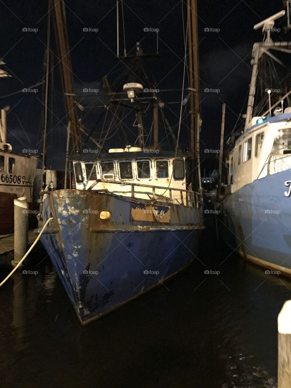 Rusty fishing vessel