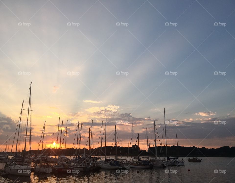 Hansa sail sunrays. Hansa sail rostock germany