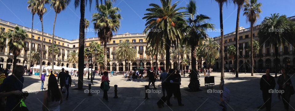 Town square - Barcelona