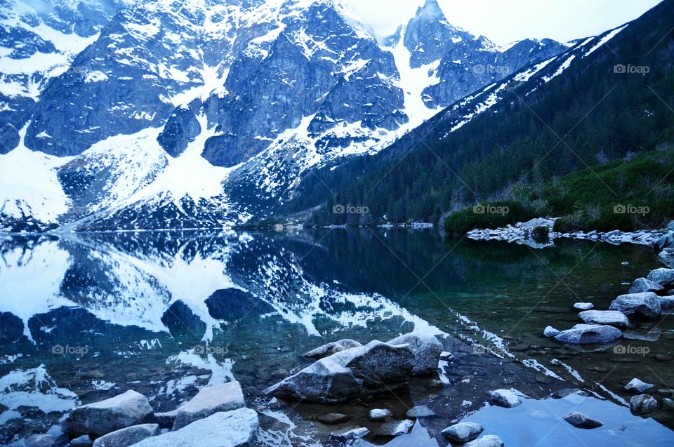 mountain lake in Poland