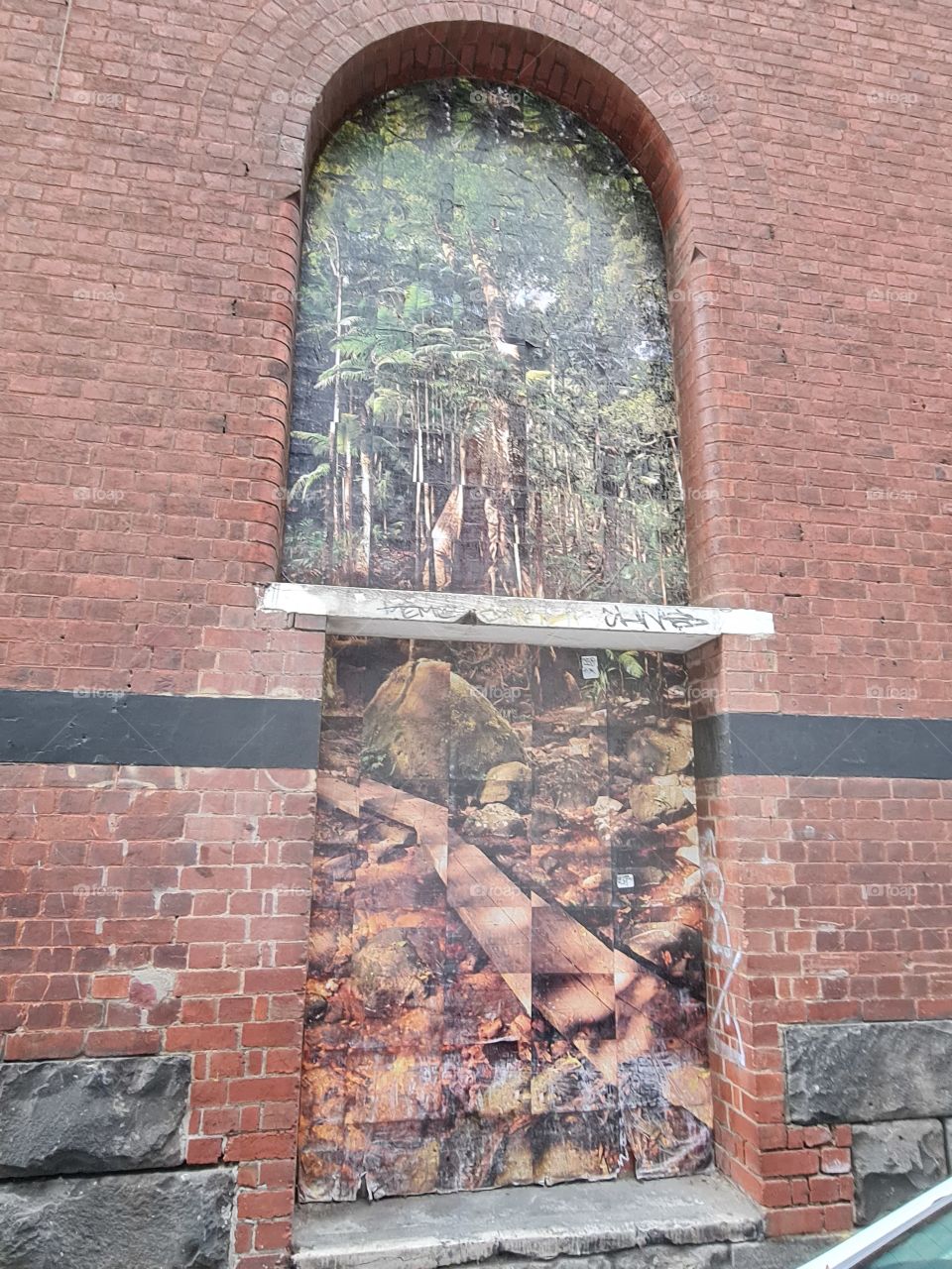 Graffiti artwork in Melbourne CBD Australia