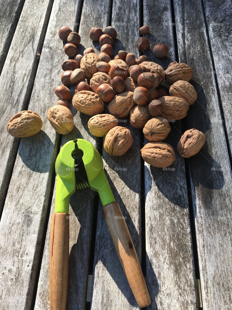 N - as Nutcracker, nuts and hazelnuts