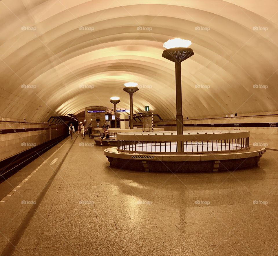 metro of St. Petersburg.