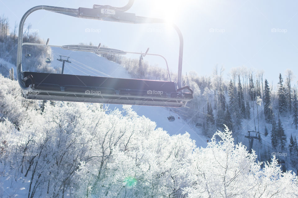 Winter Wonderland, mountain with a view, ski lift 