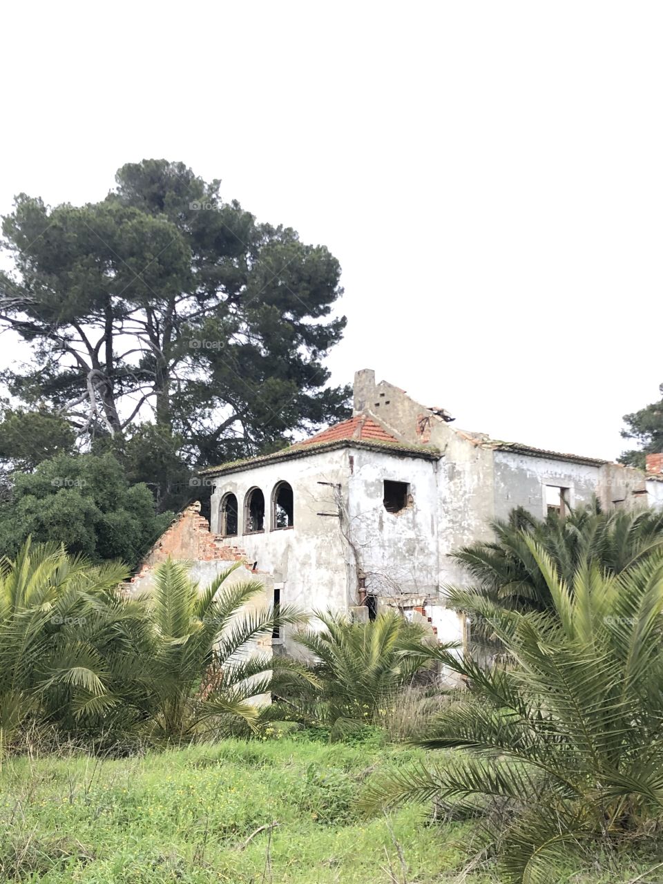 Old house. Abandoned house.