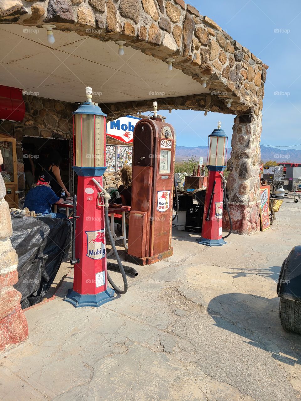 old gas station