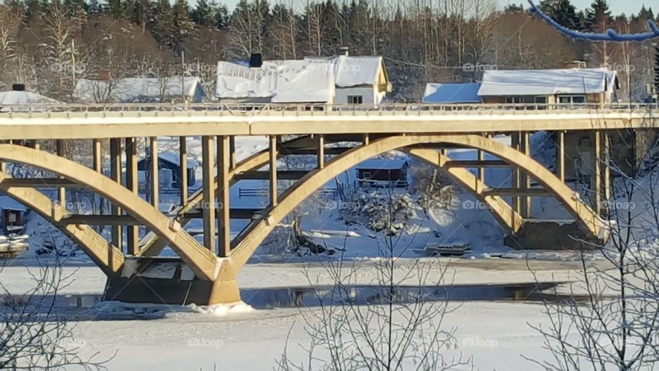 Bridge over dalälven.