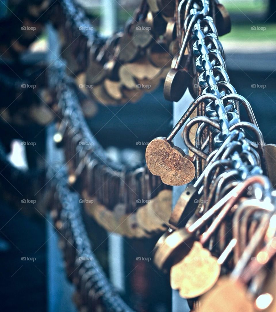 Love padlocks...