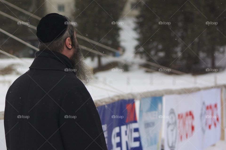 Jewish Man From Behind