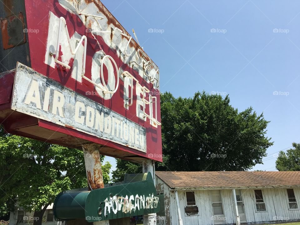 Old Motel on Route 66