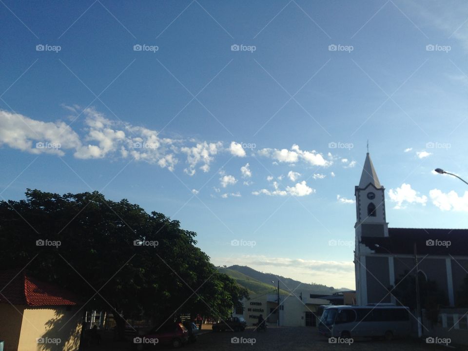 The church in the morning