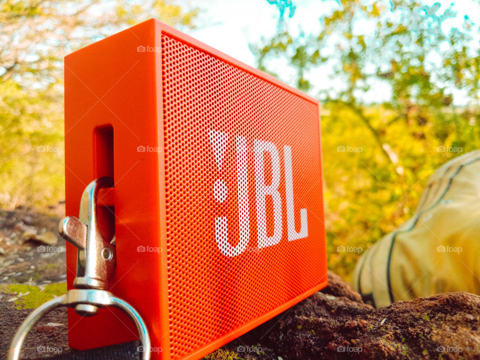 Outdoor relaxing with my music box