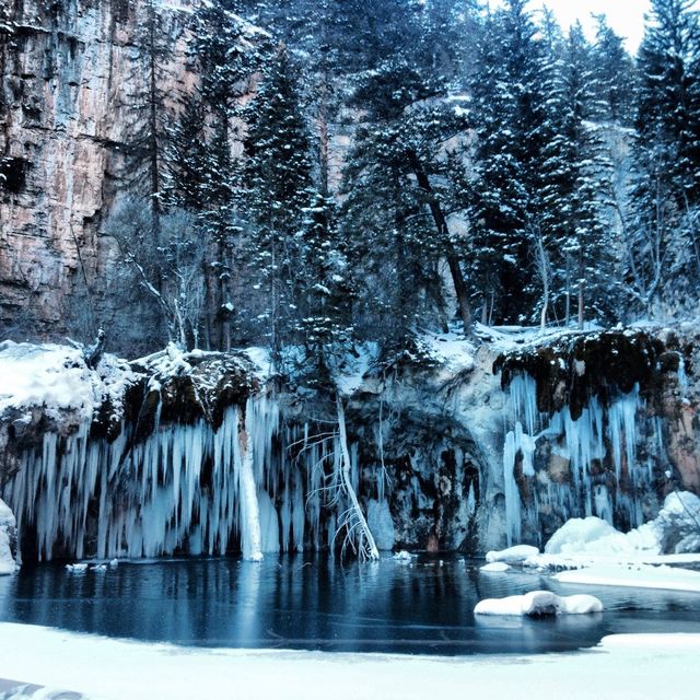 Hanging lake winter 2013