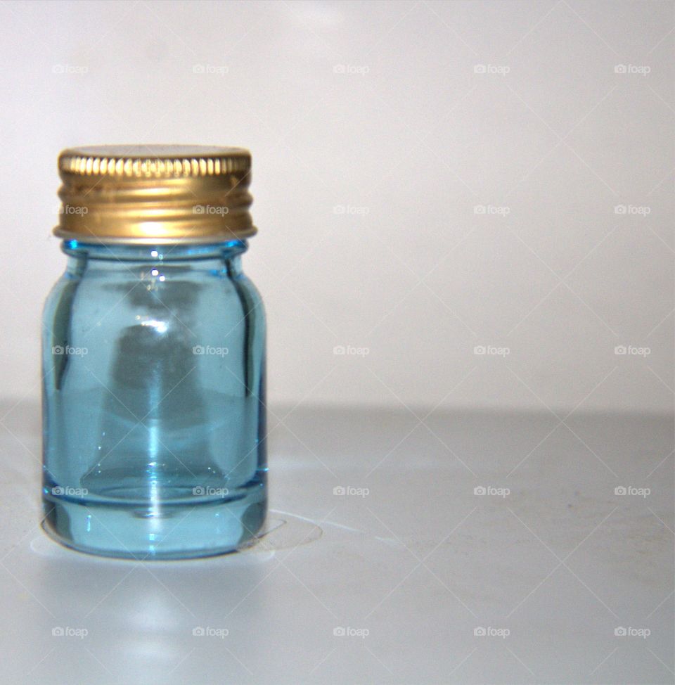 Blue Mason Jar