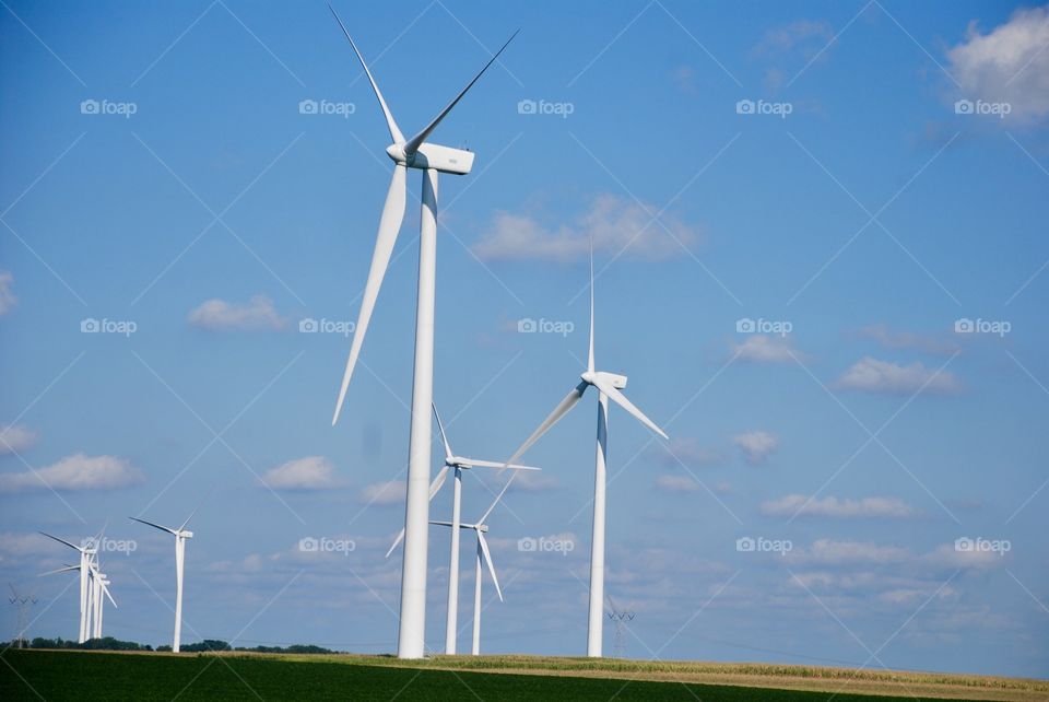 Giant windmill farm 