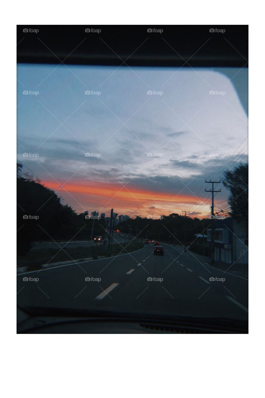 O céu e o seu poder de trazer a paz.