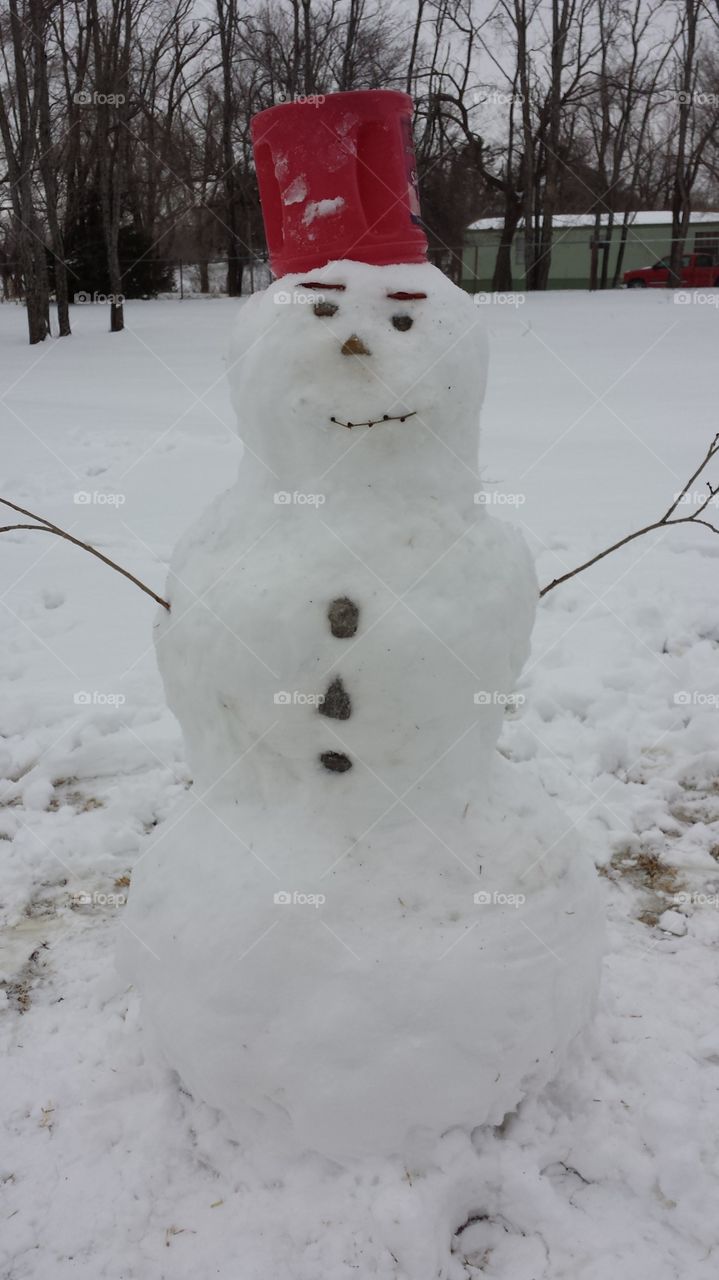 Snowman. oklahoma snowman