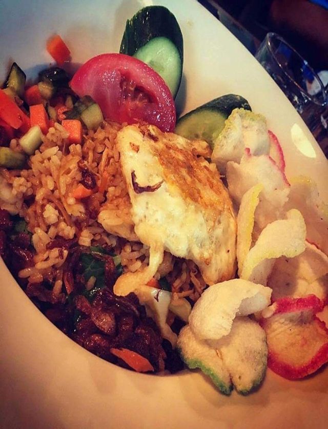 The Nasi Goreng from Betawi Cafe Dubai was pretty awesome!
