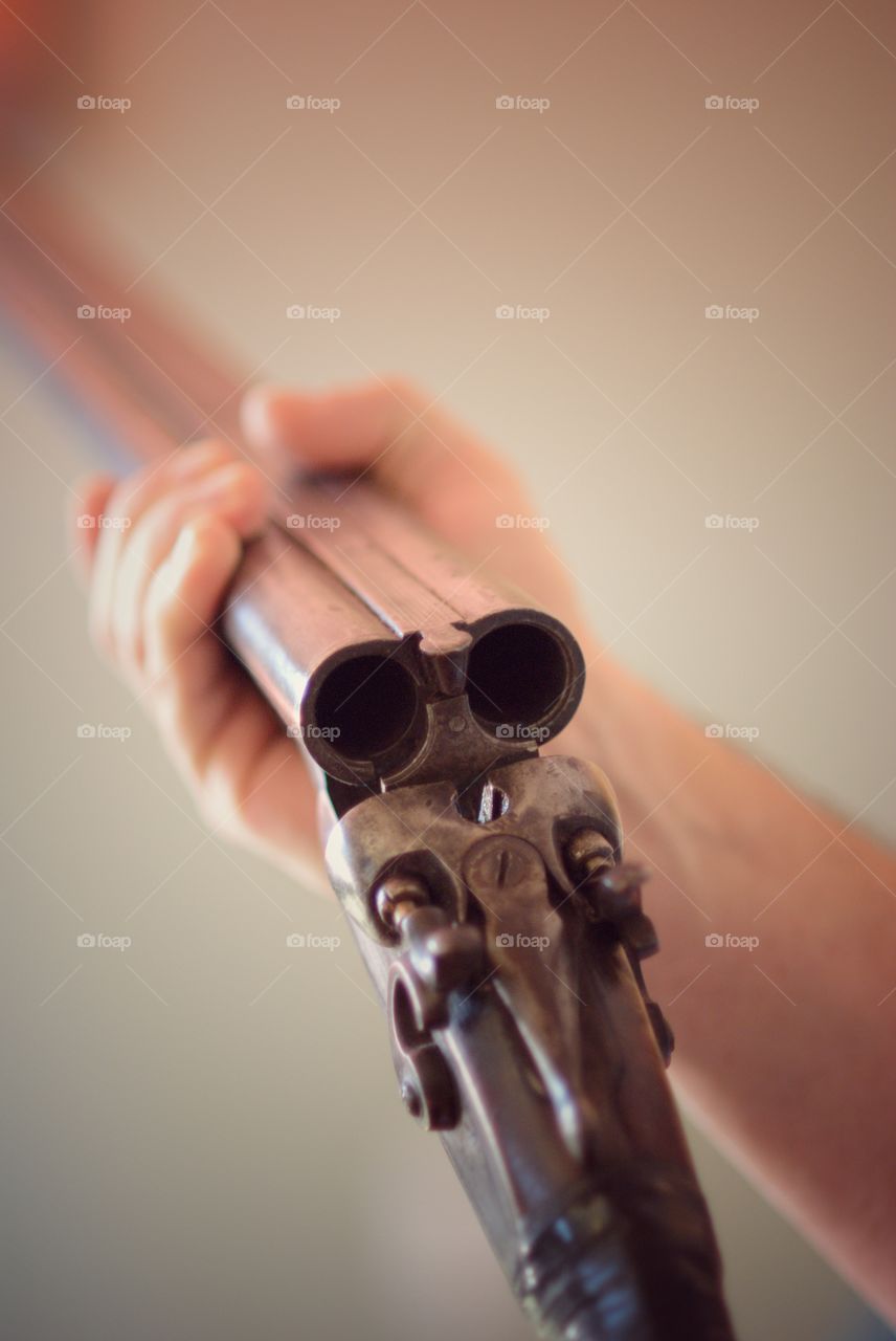 Double Barrel Shotgun