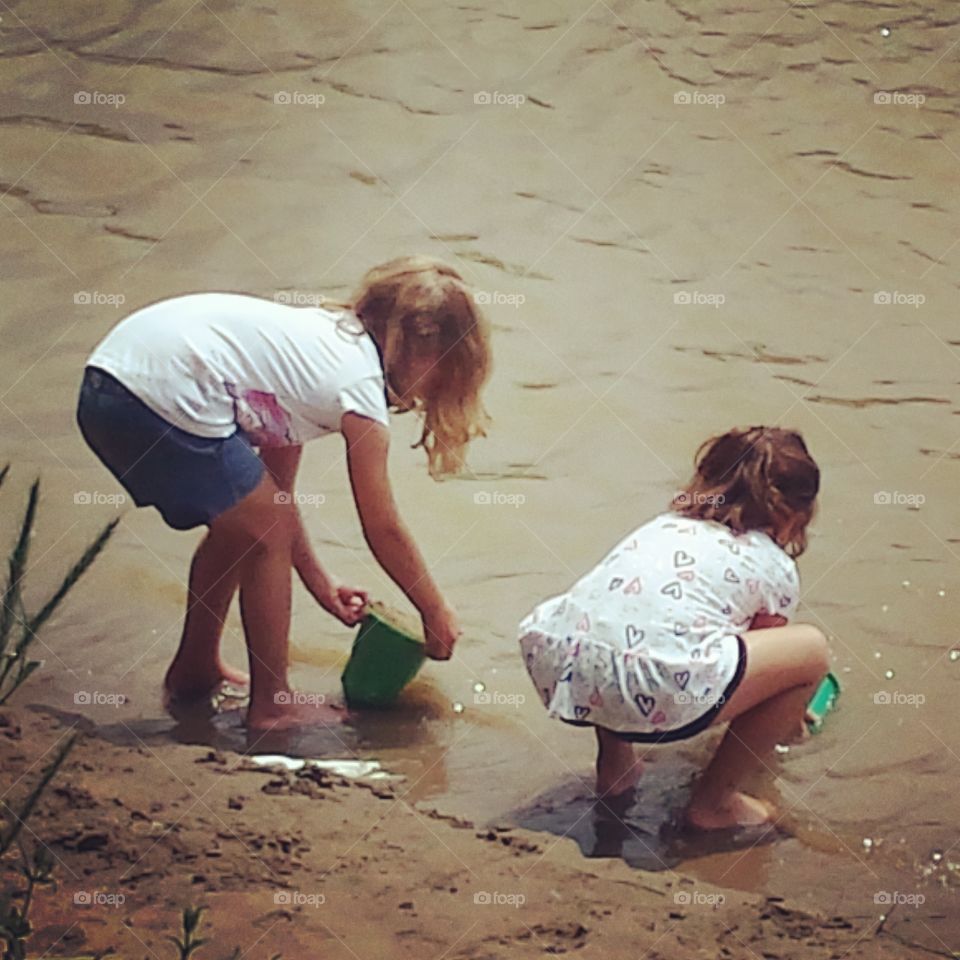 Playing on the River Bank
