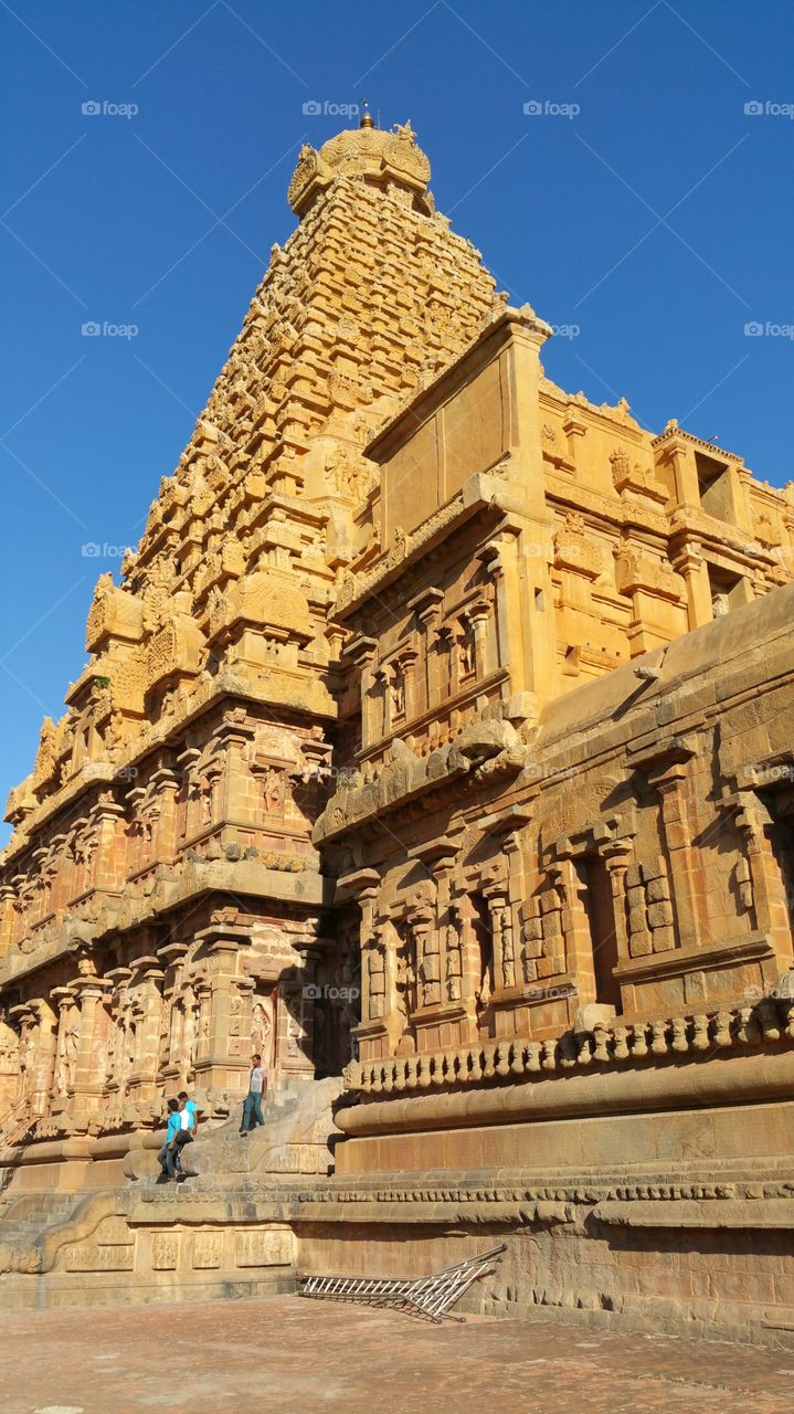 World famous Brihadeshwara Temple.