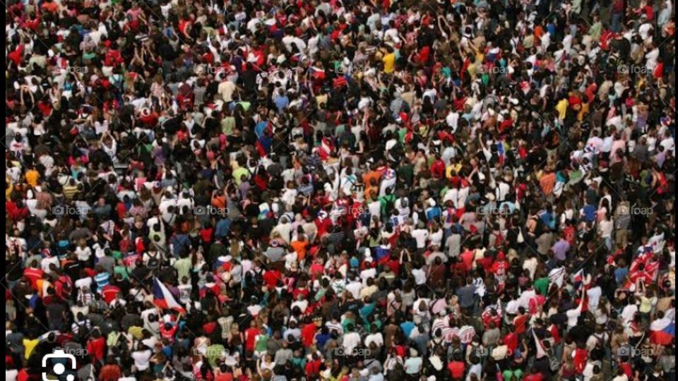 Crowd of people in the concert