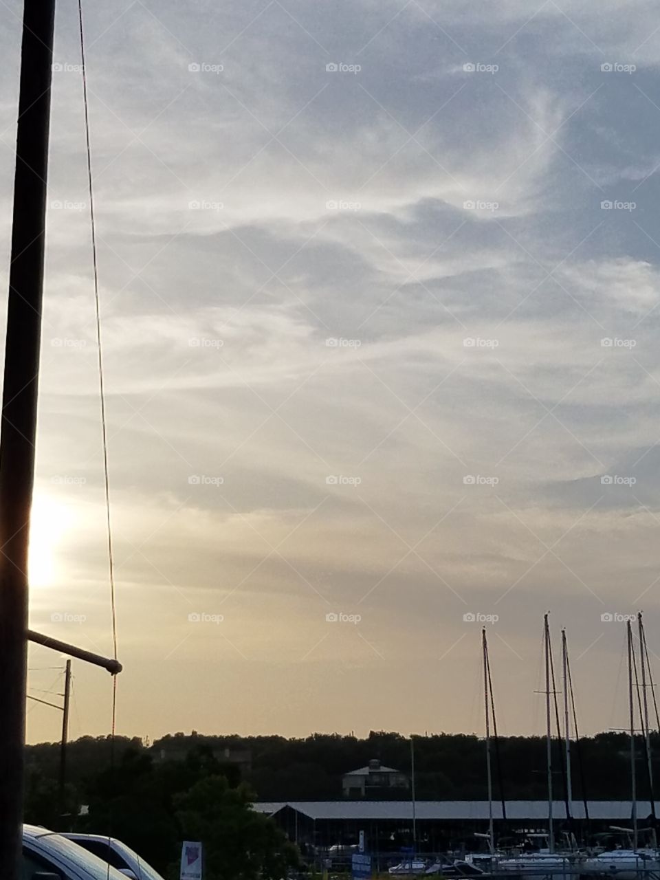 twilight by the lake